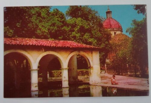 Mexico Postcard Mid 1900s Rare Vhtf Cuernavaca Birds Estate Tarjeta Postal