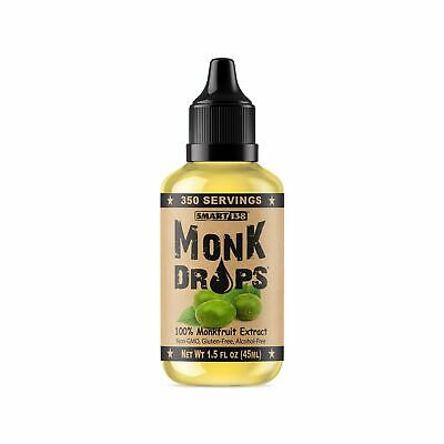 Monk Drops - 100% Monkfruit Liquid Sweetener, Zero Glycemic, Zero Calories, Z...