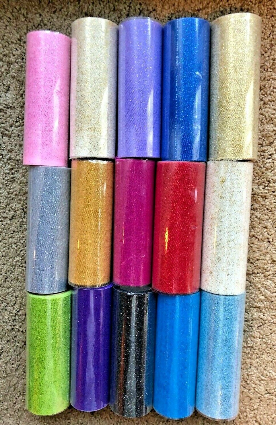 Brand New Glitter Sparkle Tulle Roll 6"x10 Yards $1.8 If Buy 4+