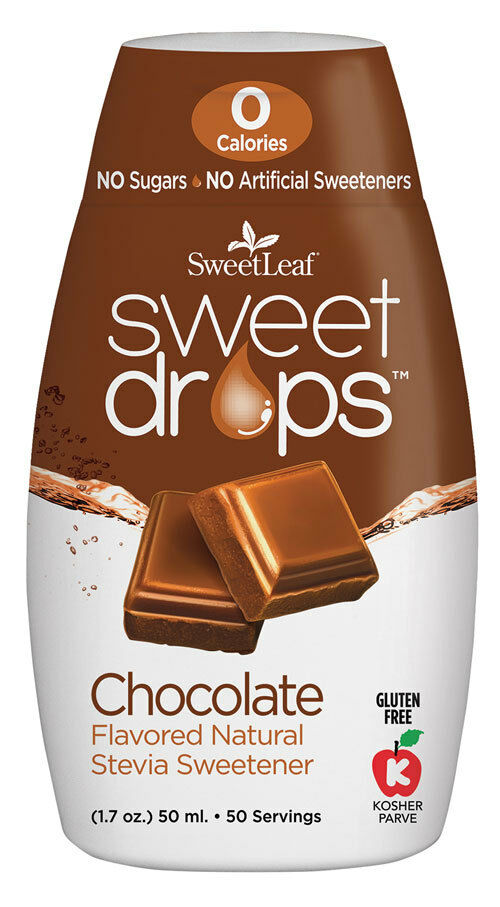 Chocolate Sweet Drops Liquid Stevia Sweetleaf 1.7 Oz 1 Pack Zero Calories New