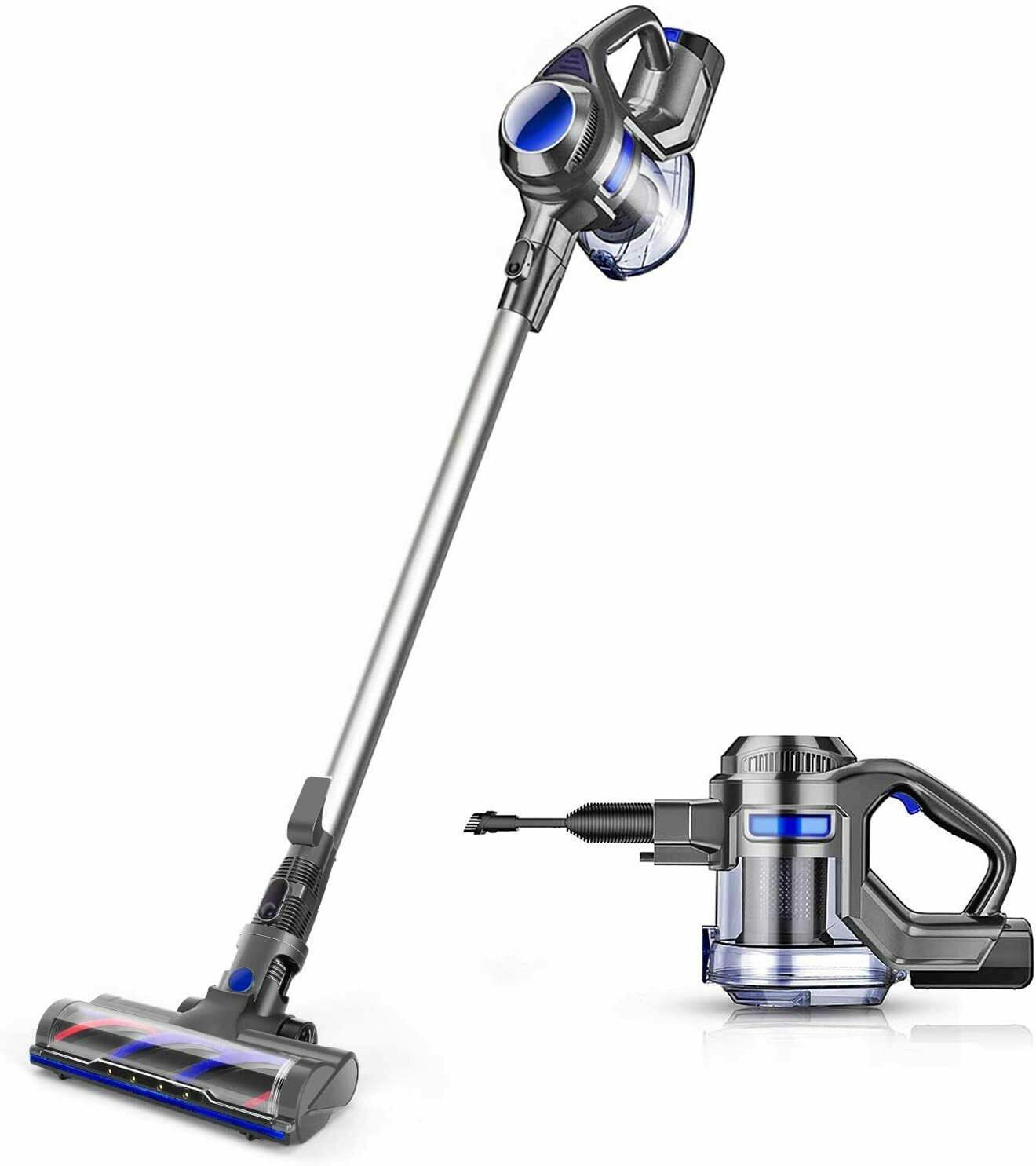 Moosoo Cordless Vacuum 4 In 1 Powerful Suction Stick Handheld Vacuum Cleaner Us
