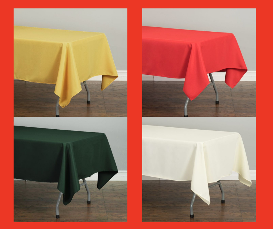 Linentablecloth 60 X 102 In Rectangular Polyester Tablecloth Wedding Event Party