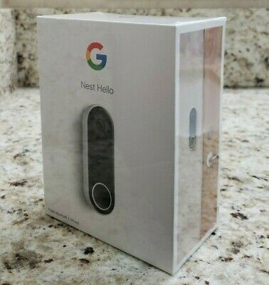 Nest Hello Video Doorbell Hdr Full Hd (nc5100us) - Sealed New