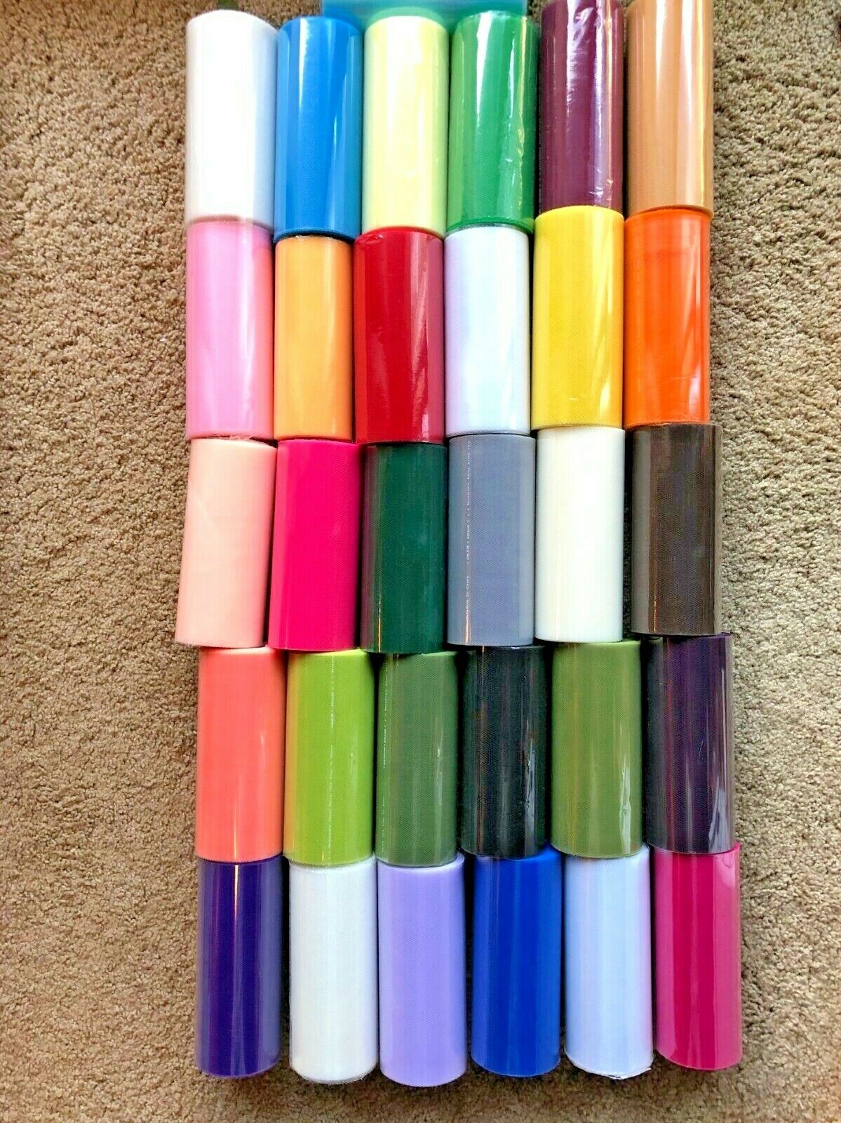 Brand New Tulle Roll 6"x25yards Over 20 Colors $1.50 If Buy 4+